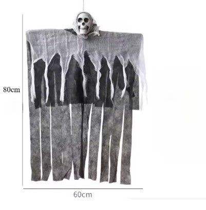 Esqueleto Colgante Halloween 80 cm con o sin Luz – Decoración Terrorífica