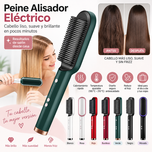 Peine alisador eléctrico