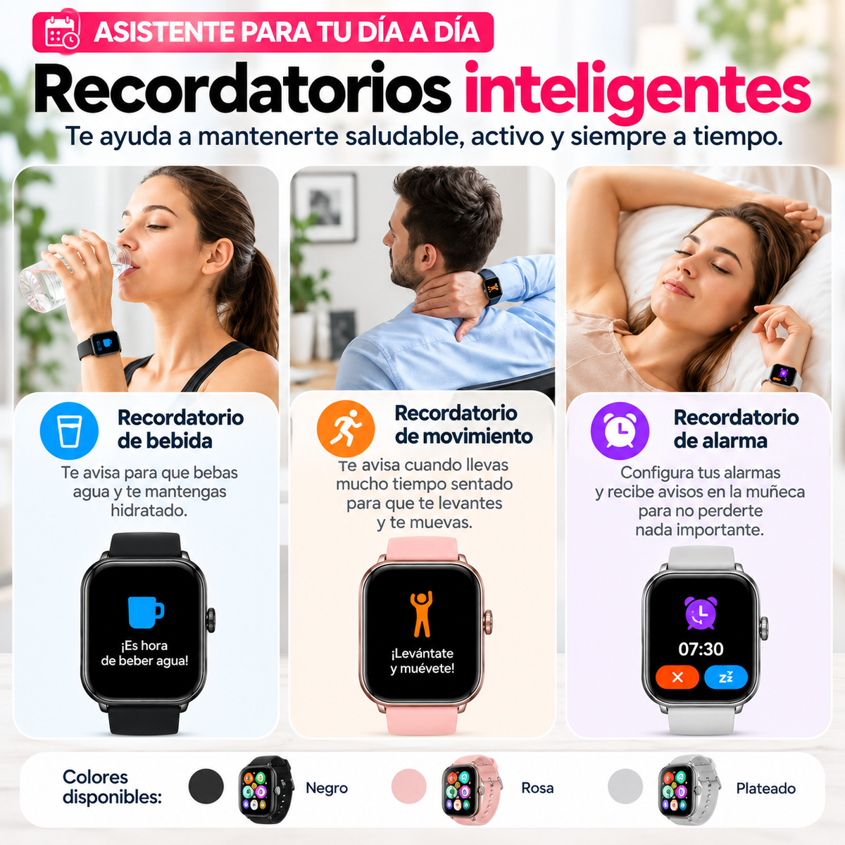 Reloj Inteligente HD de 2,01” con Llamadas Bluetooth 5.3