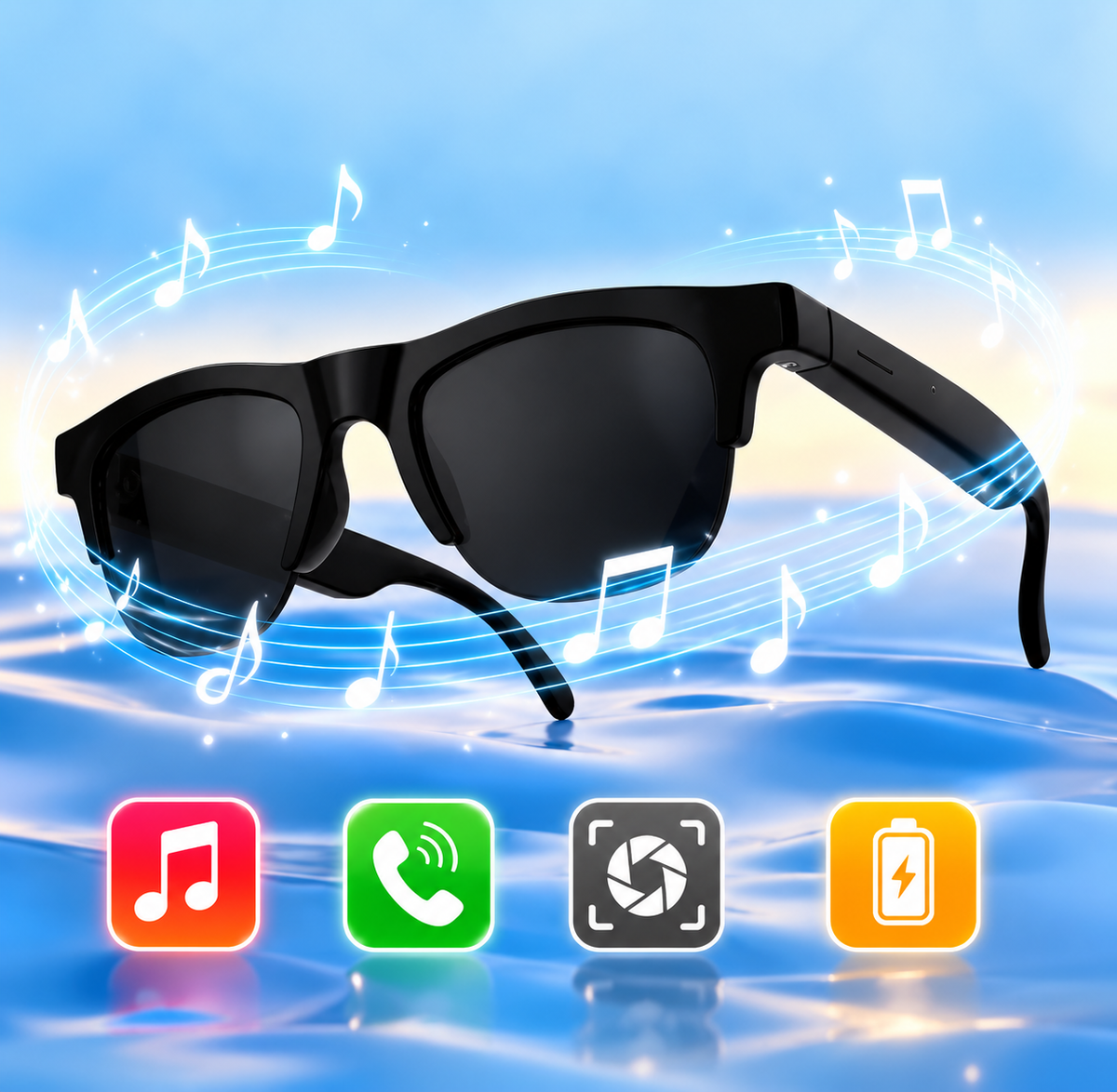 Gafas inteligentes Bluetooth