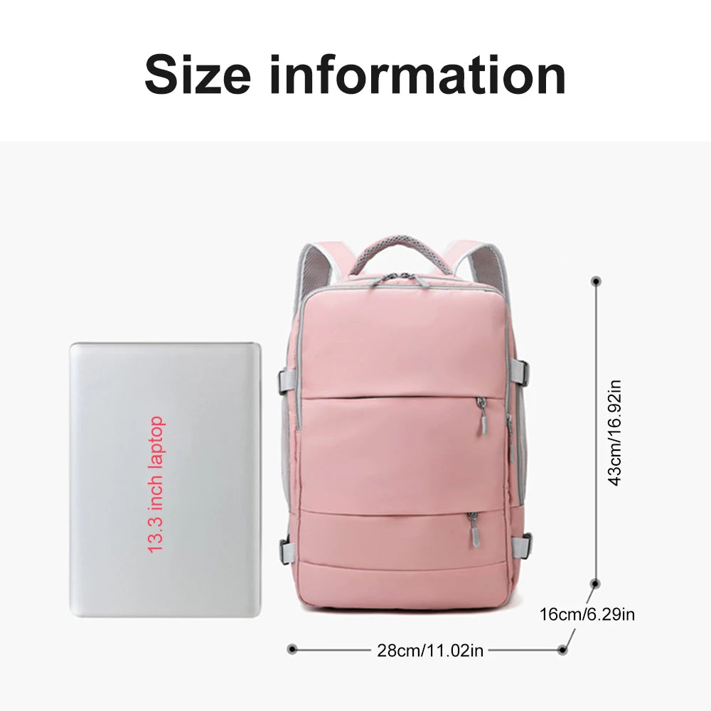 Mochila de viaje sin facturar impermeable