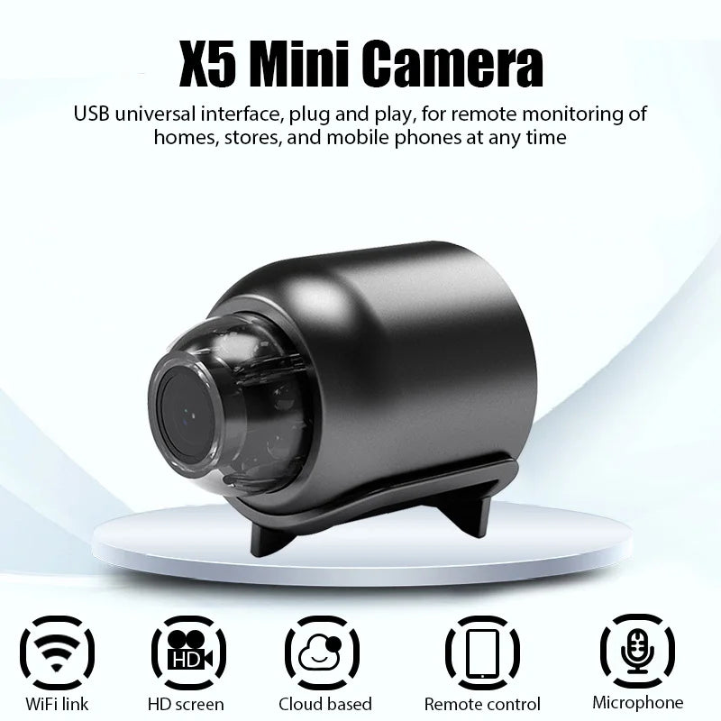 Mini Camera X5 HD 1080P + Tarjeta SD 32gb de regalo